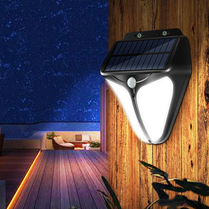 Solar Outdoor Lights 38 LED Waterproof Solar Powered Motion Sensor Light with 3 Modes Outdoor Security Lights Wireless Wall Lamp