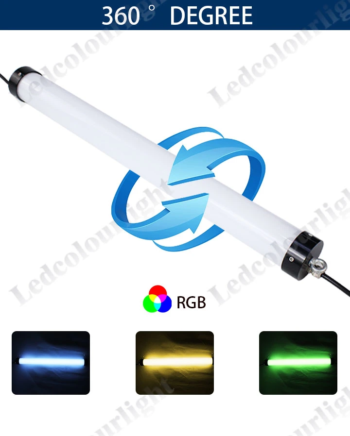 Stage Nightclub Lights 50mm LED Pixel Tube Light RGB DMX LED Tube