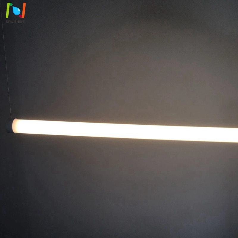 Horizontal Suspended LED Ceiling Lighting Fixtures Linear Tube Light