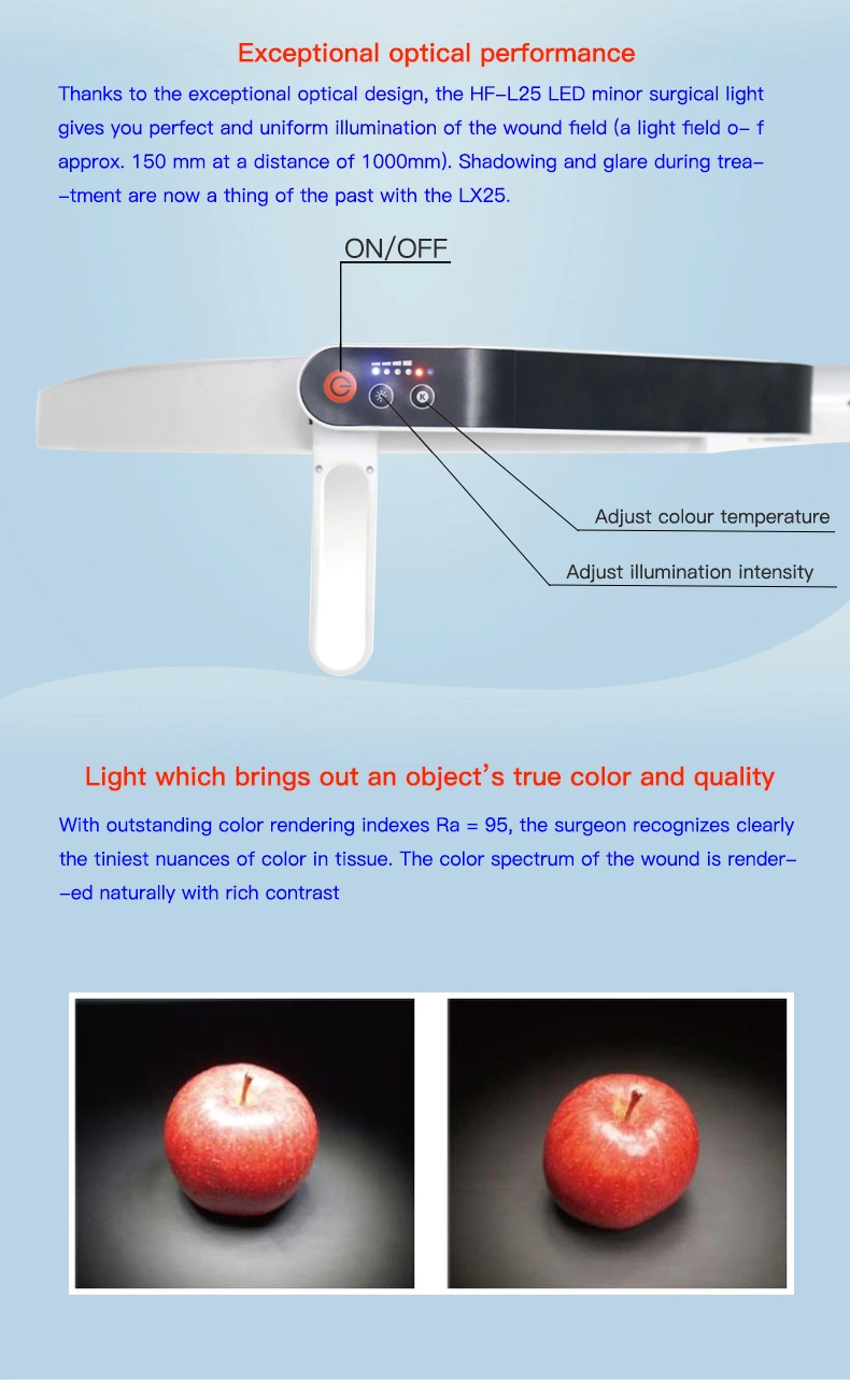 Vet Surgical Lamp Suspended Ceiling Surgical Light (HF-L25C LED)