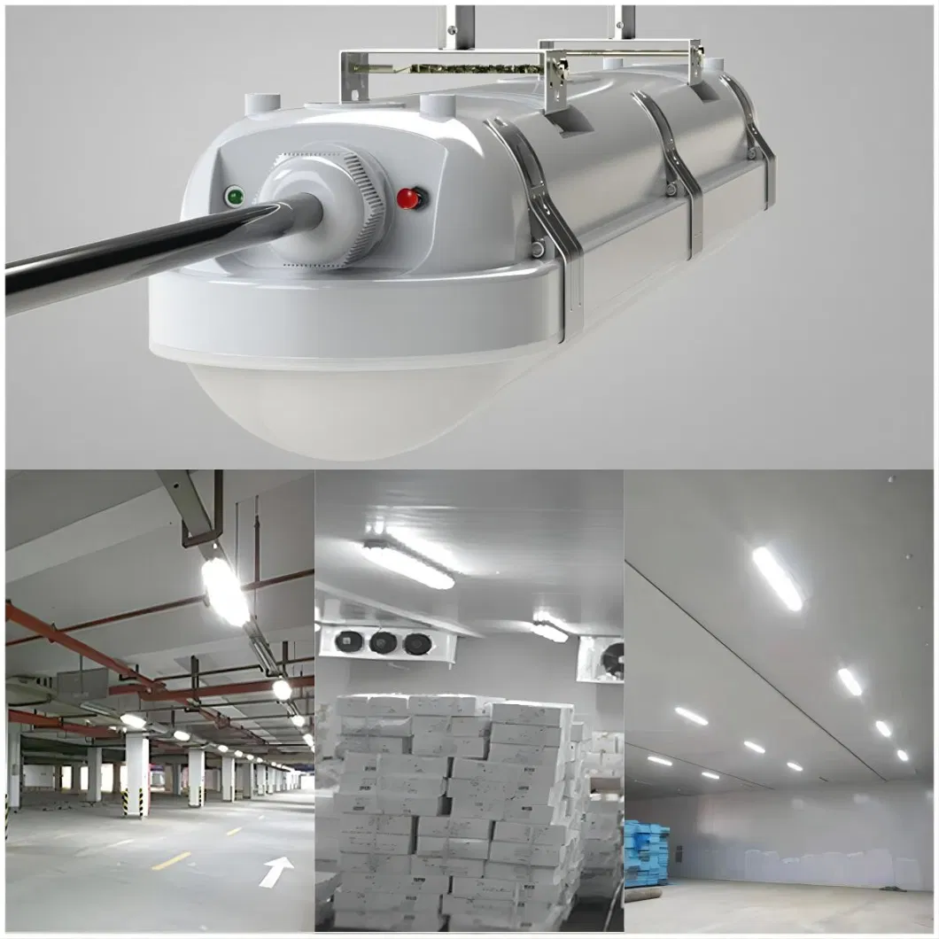 an Energy Efficient Vapor Tight Lighting Fixture for Rugged Commercial &amp; Outdoor Applications with CE RoHS CB ETL