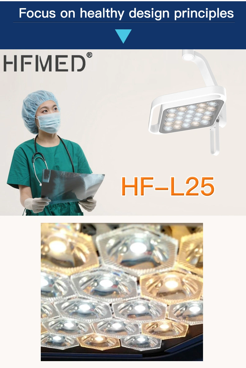Vet Surgical Lamp Suspended Ceiling Surgical Light (HF-L25C LED)