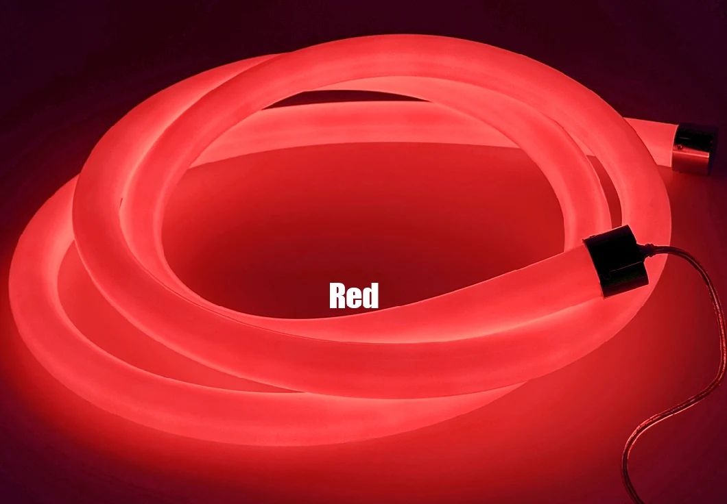 Cuttable 360degree Flex LED Pendant Light Soft Lighting Solution in 3000K 4000K 6000K Red Blue Green Color IP67 Waterproof
