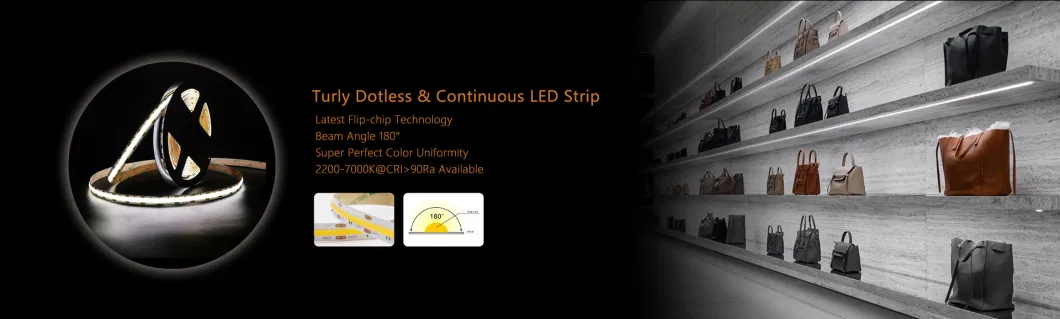 10W/15W/20W CCT Adjustable Dual White 2700-6500K COB Strip Lighting