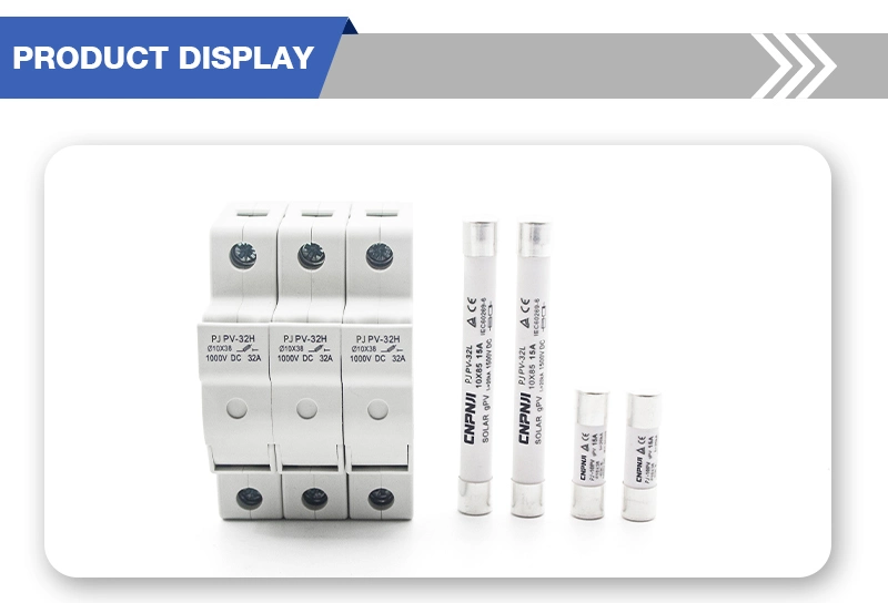 China Professional Manufacturer Solar PV DC 1p 32A 1000V Fuse Holders and Fuse for PV System with Good Price