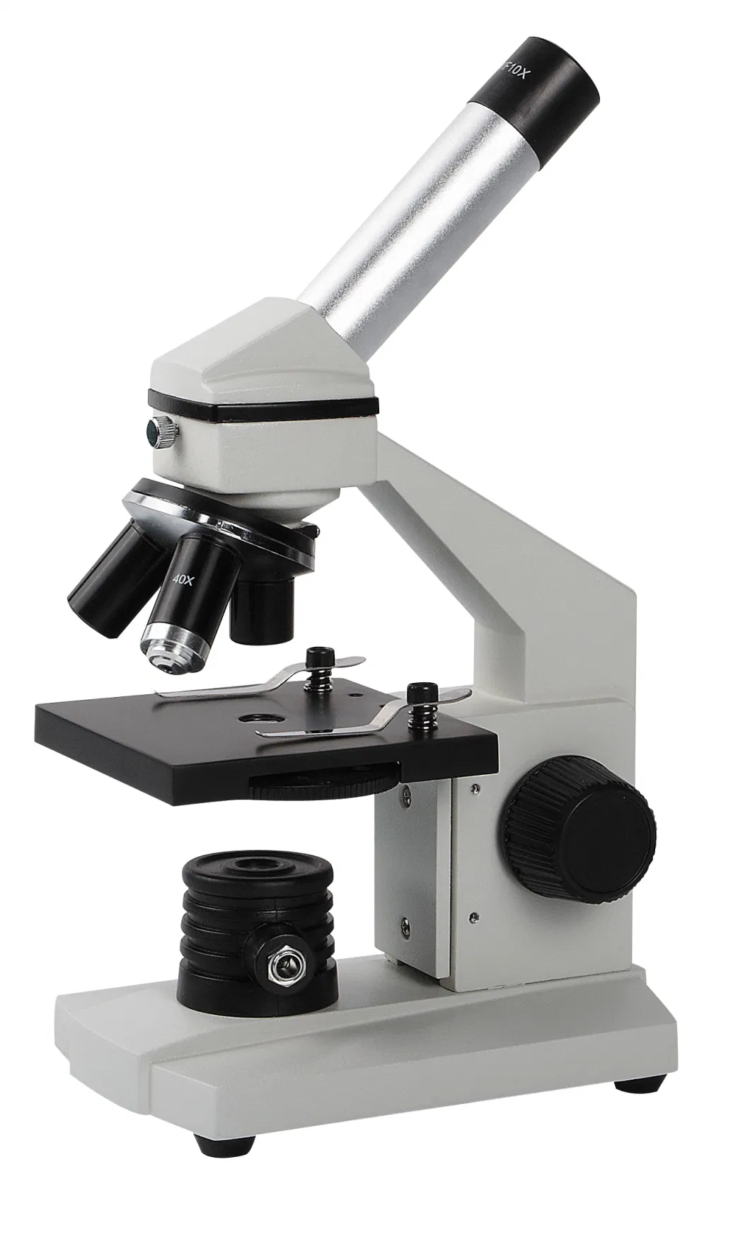 High School Monocular Head Biological Microscope Down LED Illumination (BM-43)