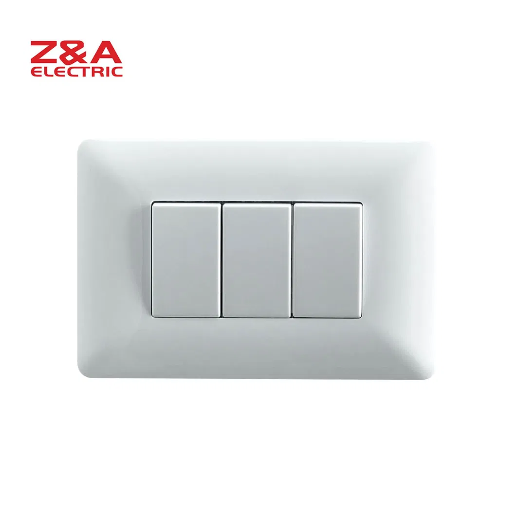Am Seires Push Button Light Switch Wholesale Factory Supply High Quality Electrical 10A 250V Us Light Wall Switch