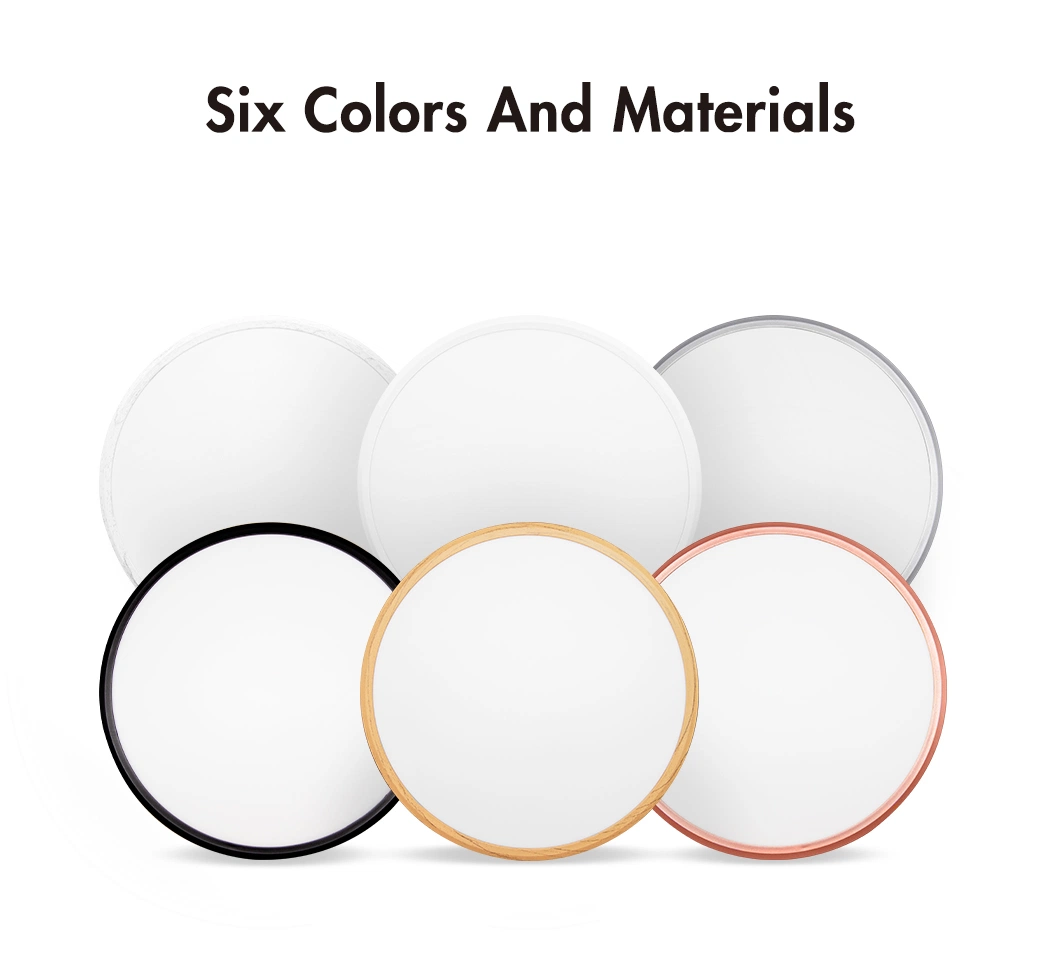 Modern Surface Mounted Bedroom Living Room Home Lighting Round Eco Friendly Six Colors for Choice LED Lamp, LED Ceiling light