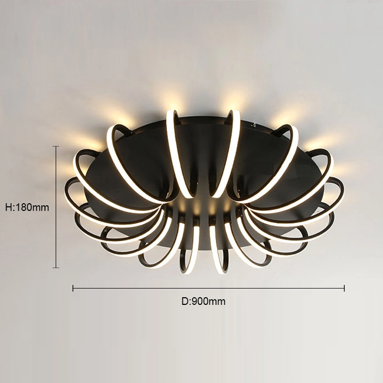 New Style LED Ceiling Lights Acrylic Lighting Fixtures for Living Room Bedroom Home Lighting