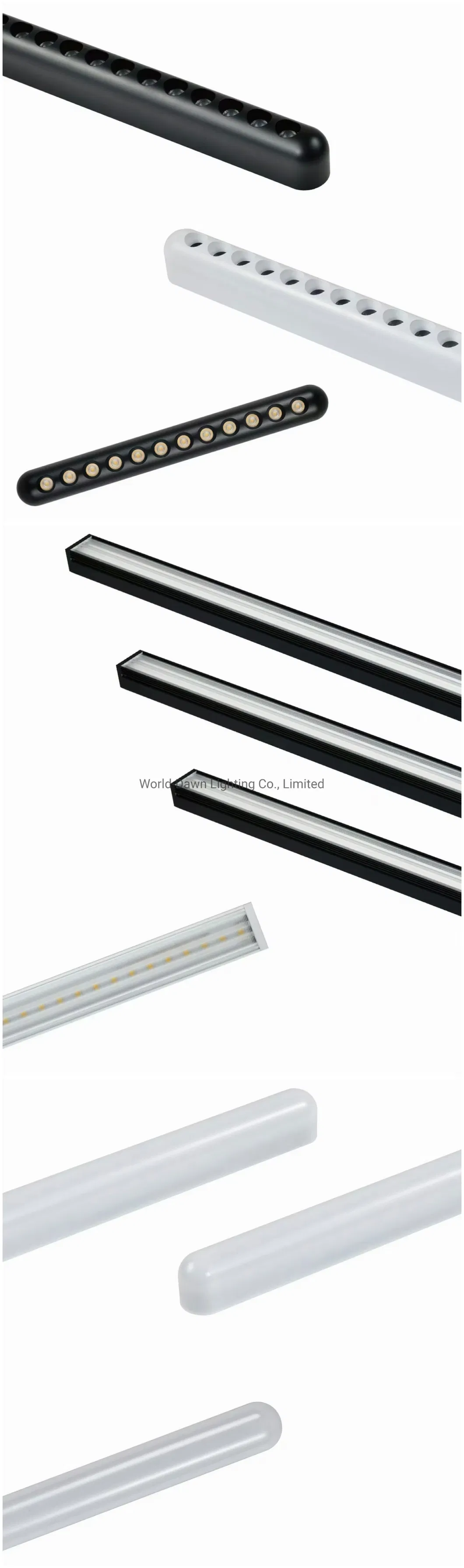 Connectable DC48V Super Slim Home Commercial Lighting Surface Mounted Magnetic Track LED Linear Light