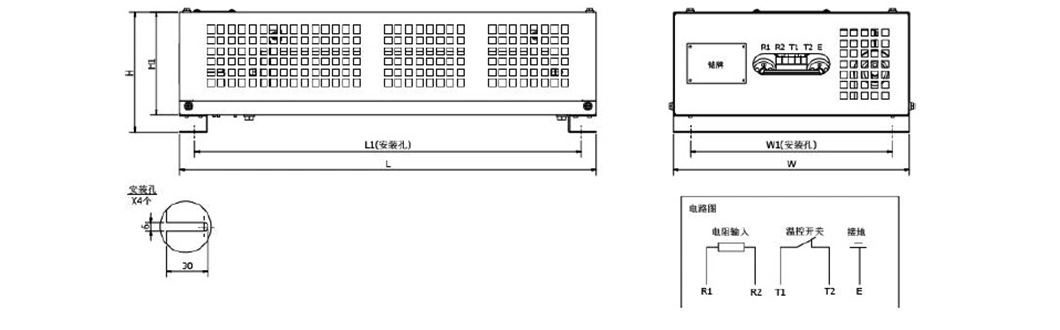 Power Genset Load Bank AC DC 50kw 100kw Dummy Load Resistor Bank