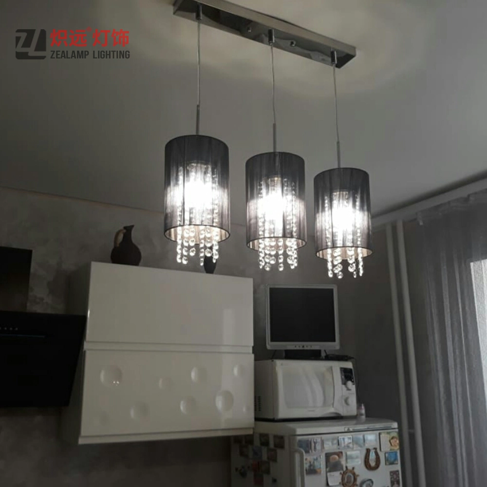 Vintage Crystal Pendant Fixtures Chandeliers Lighting for Living Room Bedroom Restaurant