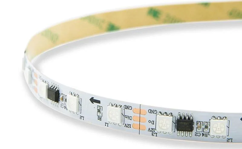 Glite 30 LEDs Addressable Strip RGB Magic Digital LED Pixel Strip Light 12V Ws2811 with Power Supplier and Controller