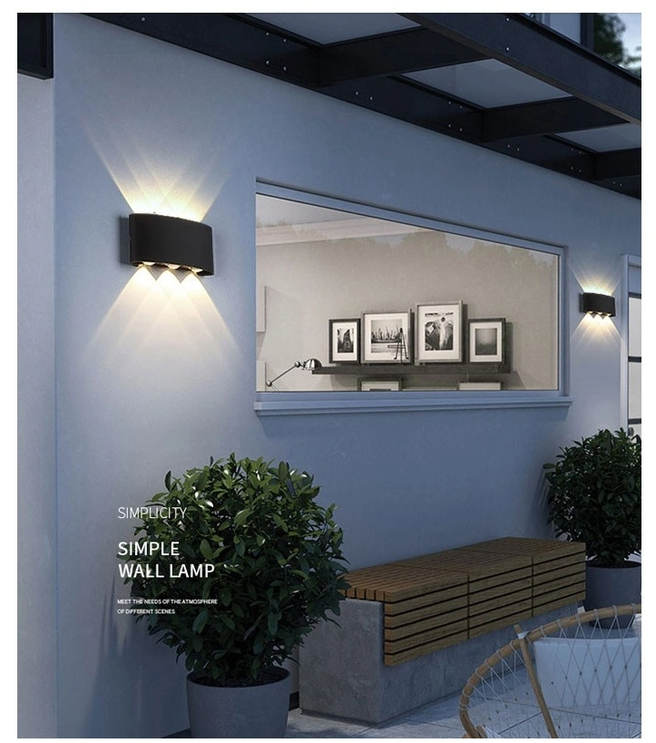 Home Decoration LED Outdoor Wall Lamp Garden up Down Wall Lighting