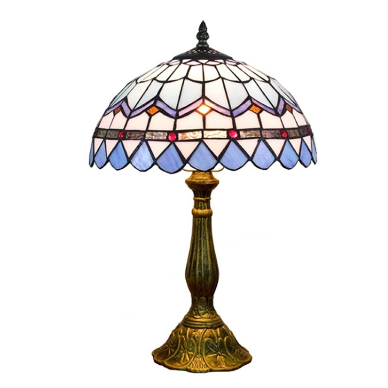 High Quality Antique Stained Glass Table Lamp Tiffany Lamp