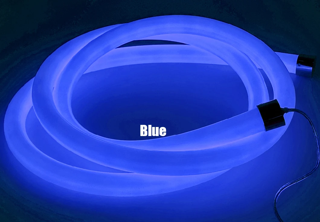 Cuttable 360degree Flex LED Pendant Light Soft Lighting Solution in 3000K 4000K 6000K Red Blue Green Color IP67 Waterproof