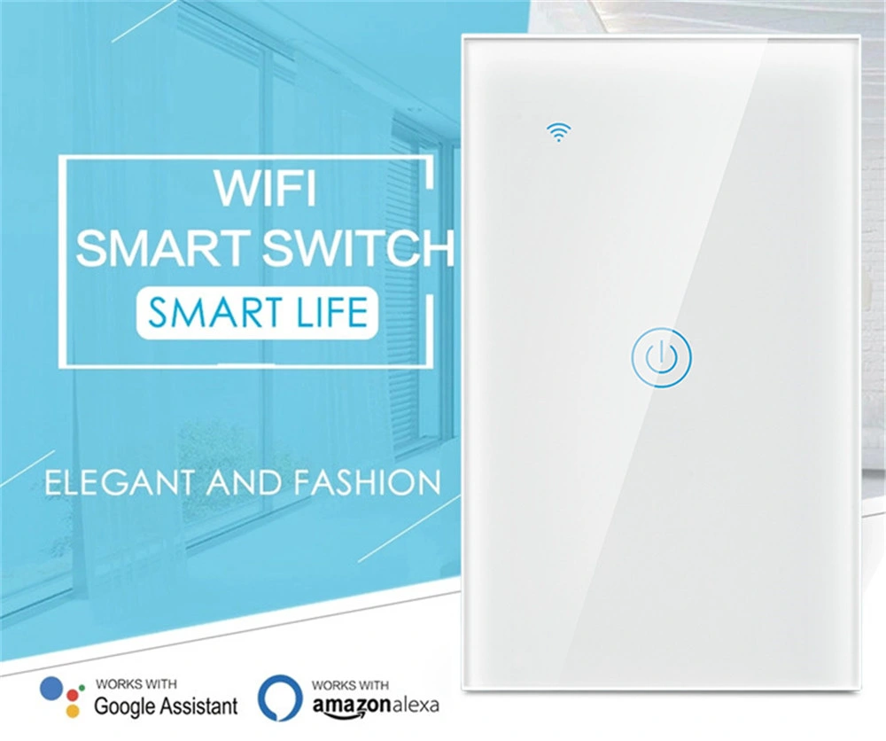 Us Standard Tuya Smart Switch Dimmer Switch Alexa Google Smart Life Switch