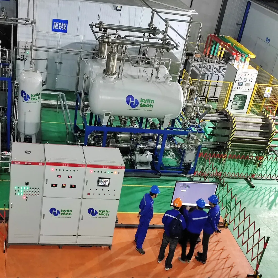 Large Scale Electrolyzer Green Hydrogen Generator Via Water Electrolysis