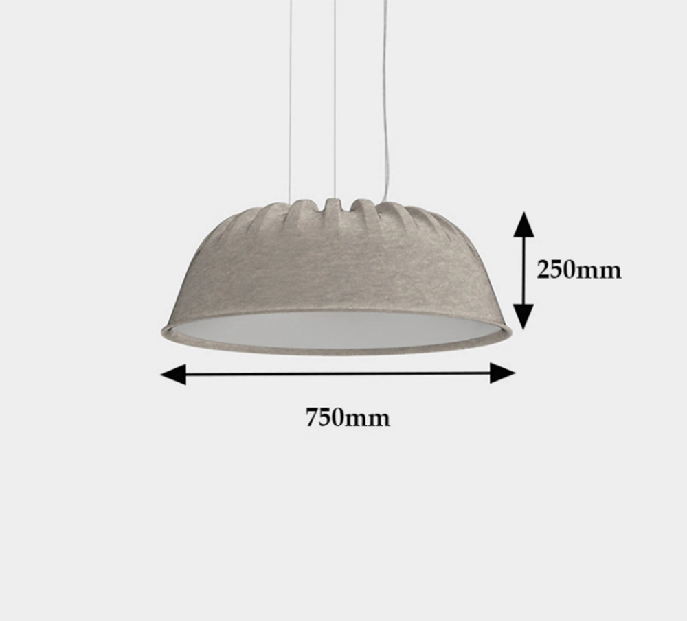 High Quality Modern Ceiling Chandelier Nordic Simple Decoration Pet Felt Acoustic Lighting Interior for Living Room Hotel Home