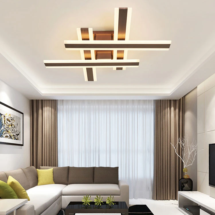 Living Room Bedroom Dining Room Ceiling Lamp LED Creative Simple New Lighting Juneau Modern 3D Lighting Fixture