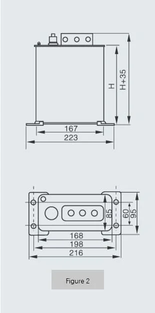 Geyue Bmsj Series Three Phase Metallized Polypropylene Film Self-Healing Shunt Capacitor (Split-phase Compensation) Type-I