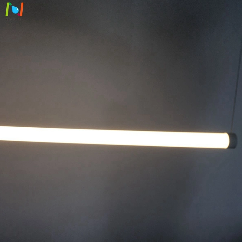 Horizontal Suspended LED Ceiling Lighting Fixtures Linear Tube Light