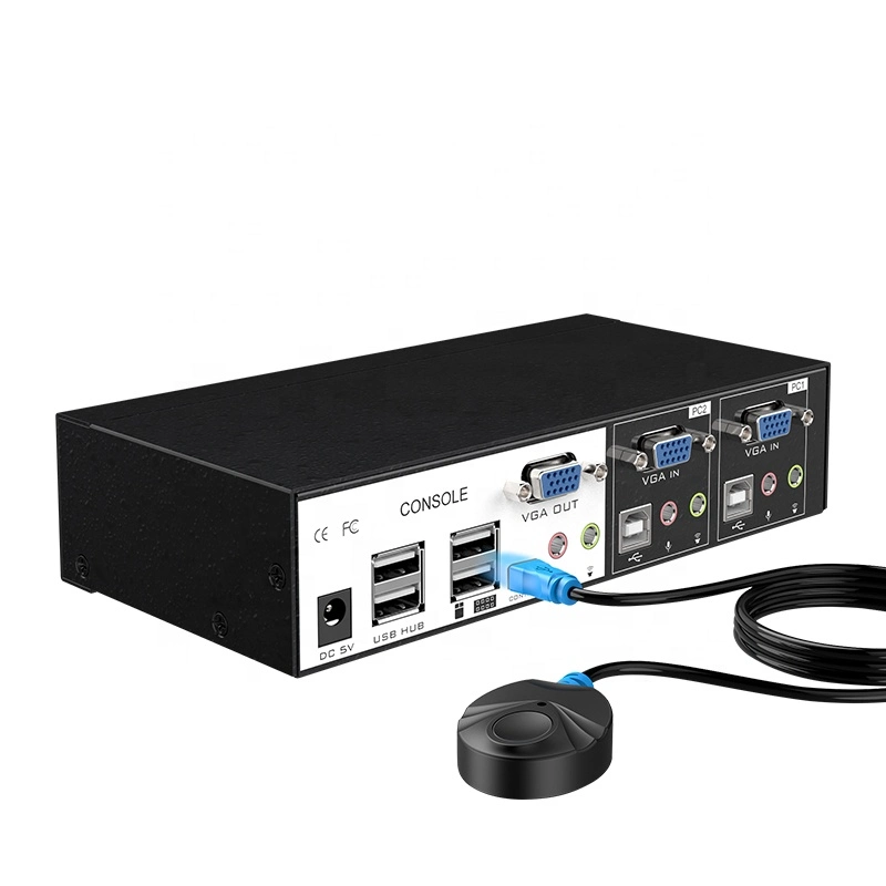 CCTV USB 4 Port DVI Kvm Switch