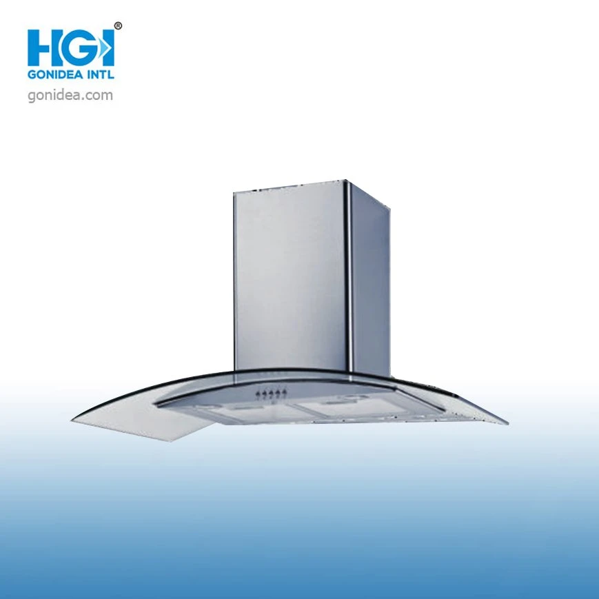 180W Large Suction Touch Kitchen Ventilator Under Cabinet Range Extractor Hood Th-9007