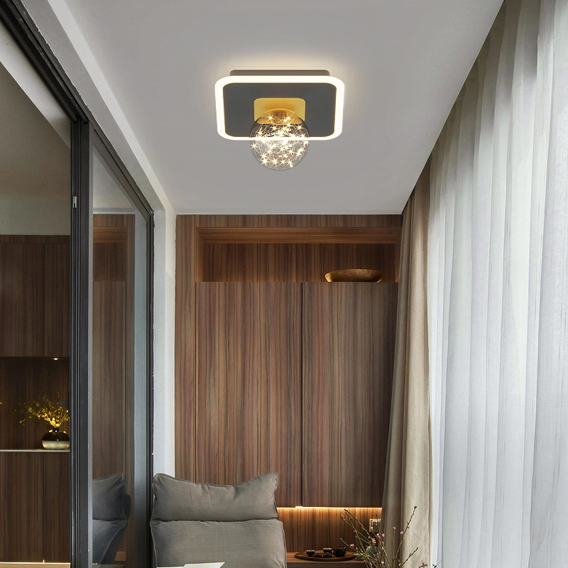 LED Ceiling Lights Iron Lighting Fixture for Bedroom