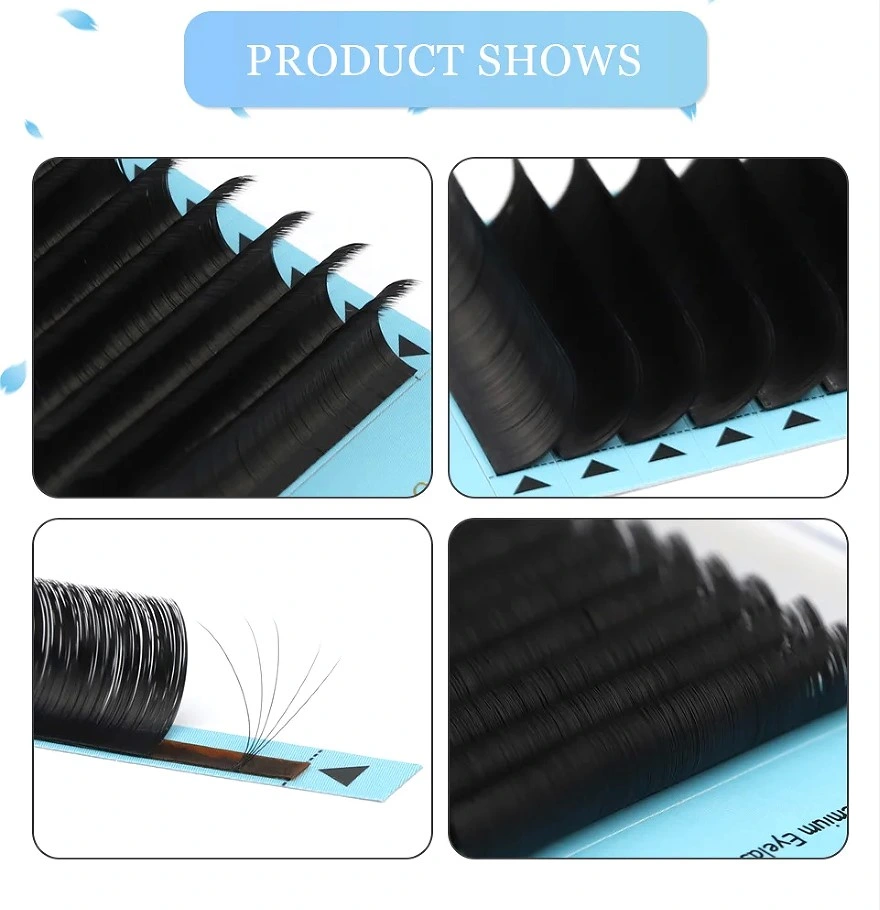 Factory Premade Fans Pointy Base Lashes 3D Volume Fans Eyelash Extensions Suppliers