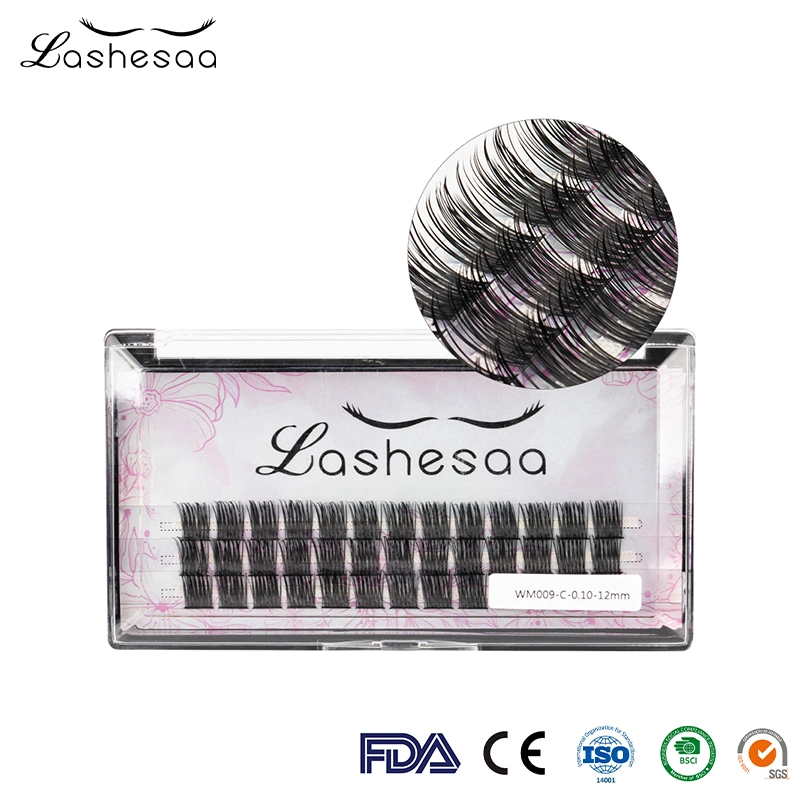 Mengfan China Makeup DIY Lash Extension Kit Wholesale Cluster Premade Fan Eyelash Extension