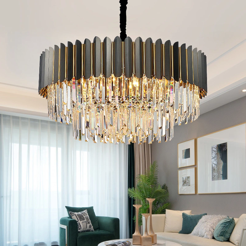 Modern Luxury K9 Crystal Chandelier Light Kitchen Pendant Lighting for Dining Room