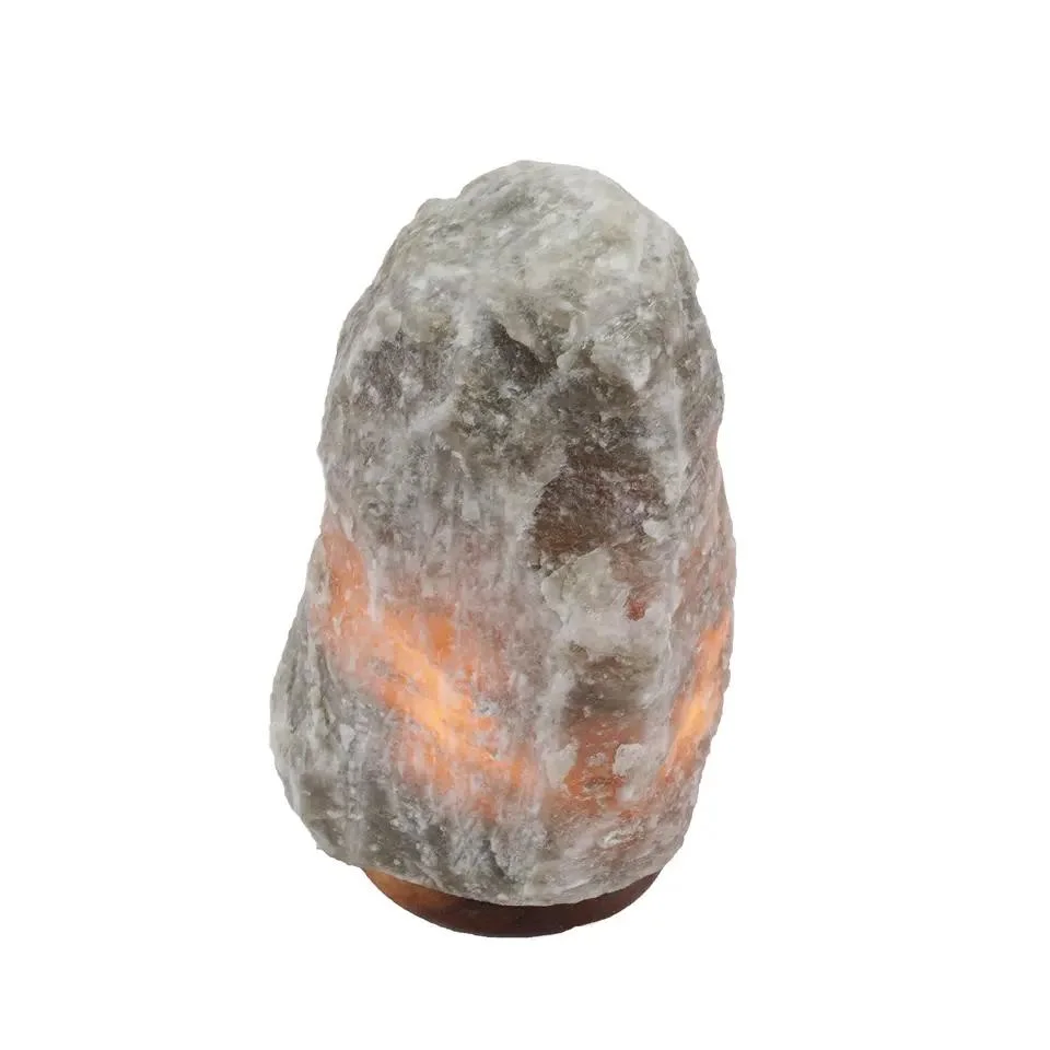 2023 Decorative Grey Stone Natural Air Fresher Sauna Himalayan Salt Lamp