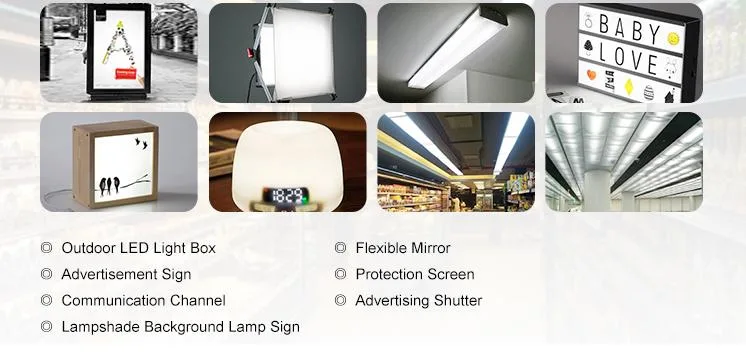 Custom Drop Ceiling LED Light Diffuser Plate Panels