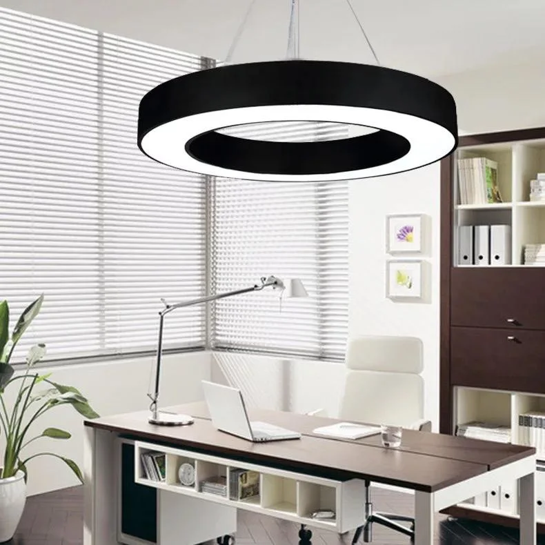 Moya New Lighting Modern Minimalist Office Round LED Pendant Lamp