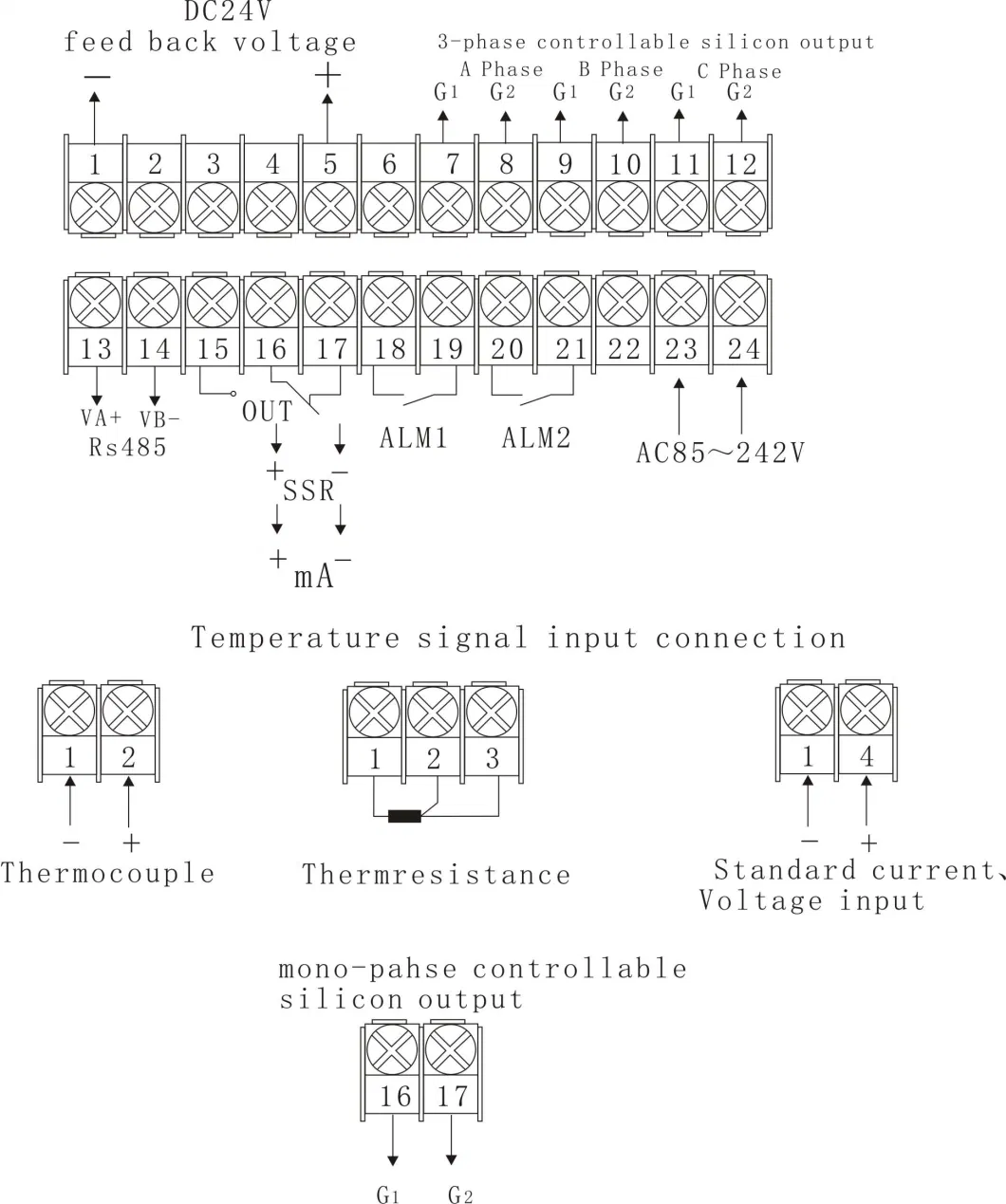 Digital Temperature Controller Pid Adjustment with 30 Segment Program (XMTD-818GP)