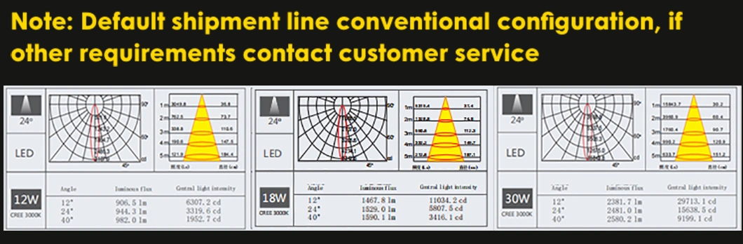 Commercial Light LED Indoor Spotlight COB Track Lighting