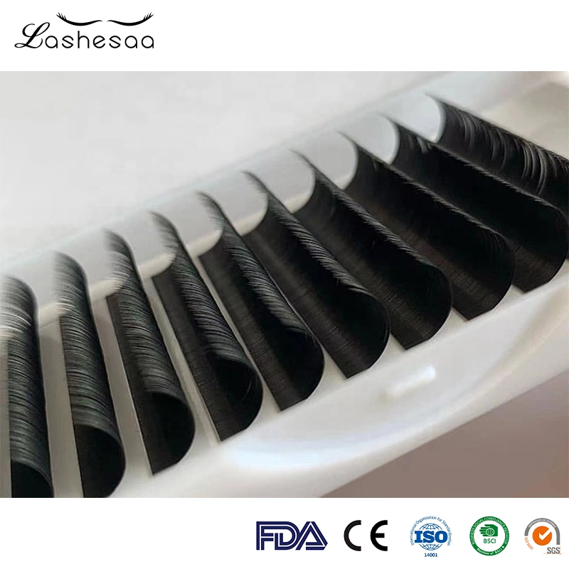 Mengfan China Fan Eyelashes Mink Lashes Factory Private Label Faux Mink Eyelash Extensions Individual Eyelash Extension Matte Cosmetic Eyelashes Extension