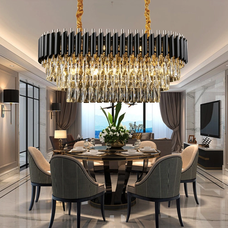 Modern Indoor Lighting Home Decoration Ceiling Lamp Luxury Pendant Light Crystal Chandelier