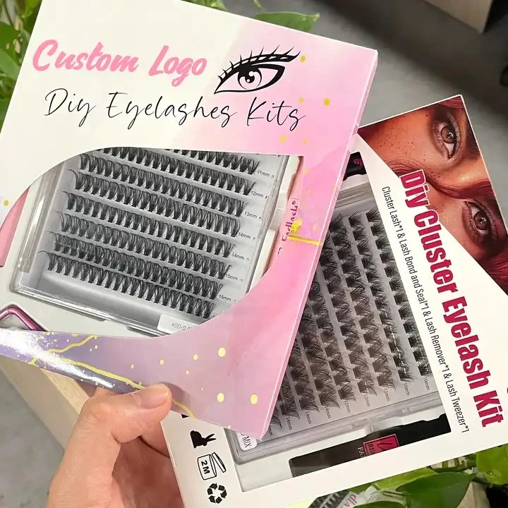 Mengfan China Makeup DIY Lash Extension Kit Wholesale Cluster Premade Fan Eyelash Extension