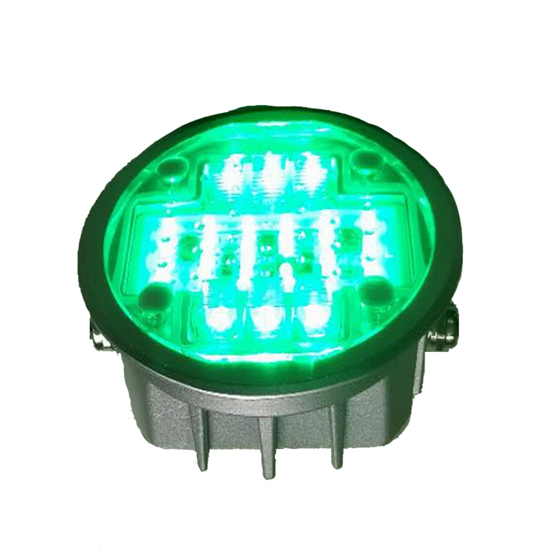 LED Intelligent Ground Crossing Traffic Signals Indicate That The Spike Crosswalk Is Synchronized with The Traffic Lights