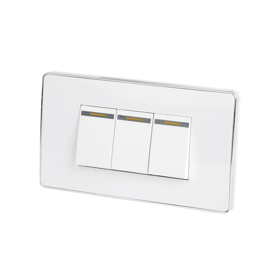 Home Automation Electrical Modern White Wall Power Switch for Lighting
