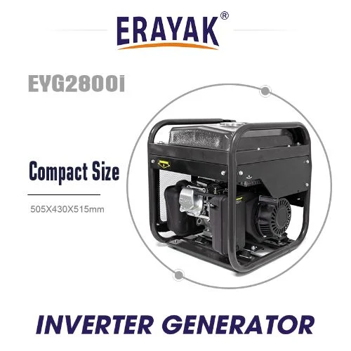 Eyg2800I Emergency Power Petrol Inverter Generator, Eco Mode for Camping, Motorhomes