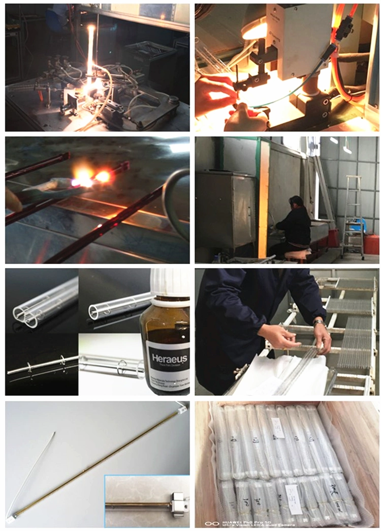 Customized IR Lamps Quartz Heating Elements Infrared Heat Tubes Halogen Bulb Radiative Heater Halogen Heat Lamp for Heidelberg Roland Komori Printing Machine