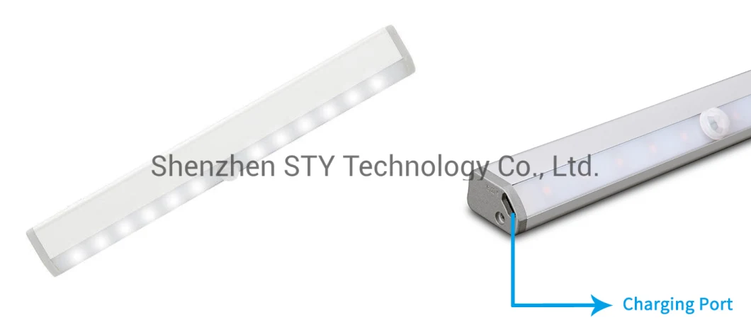 0.8W Lithium Battery Rechargeable PIR Motion Sensor LED Stair/Task Lighting