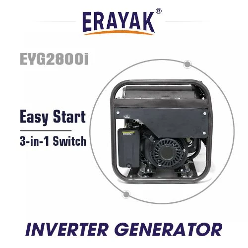Eyg2800I Emergency Power Petrol Inverter Generator, Eco Mode for Camping, Motorhomes