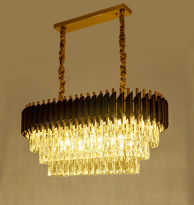 Modern Luxury K9 Crystal Chandelier Light Kitchen Pendant Lighting for Dining Room