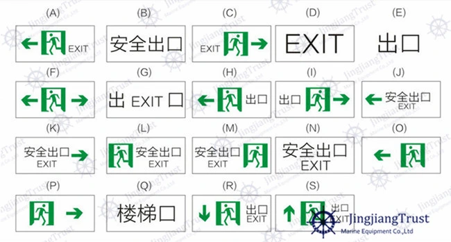 Explosion Proof LED Emergency Exit Sign Indicatior Light