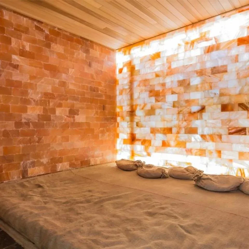 2023 Decorative Grey Stone Natural Air Fresher Sauna Himalayan Salt Lamp