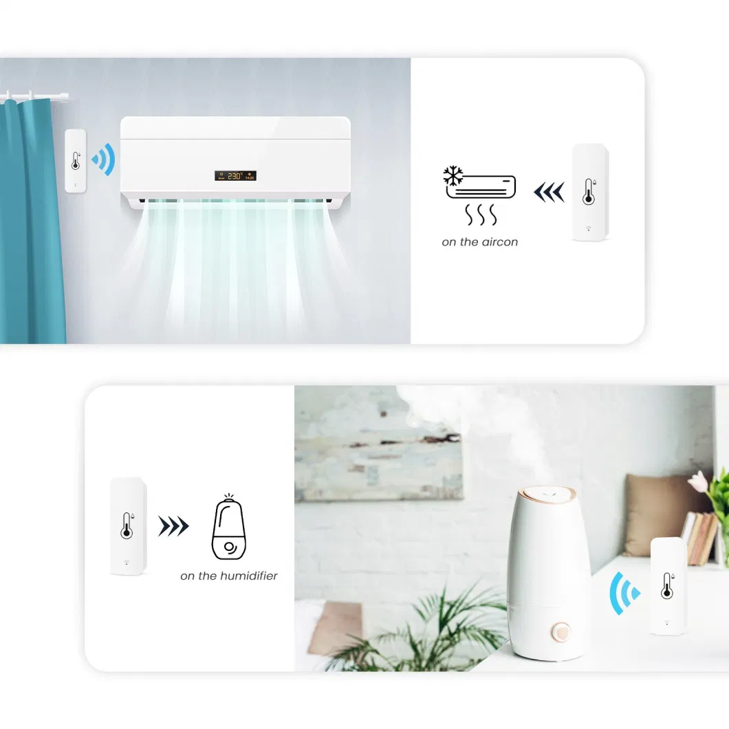 SLS WiFi Smart Temperature and Humidity Sensor Designed for APP Configuration